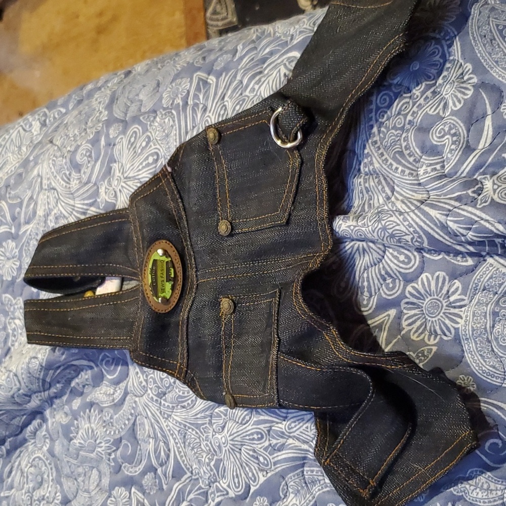 Dog bib overalls